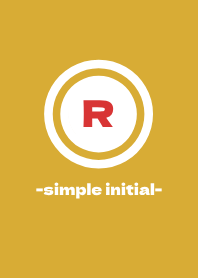 simple initial-R- THEME 1