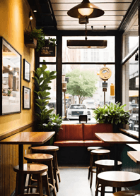 居心地の良いカフェ F88295