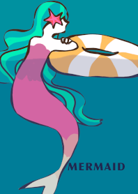 Mermaid in sea