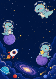 Little Dinosaur in Space 3_87