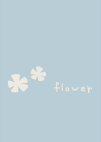 Small and simple flower blue.