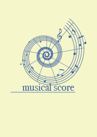 musicalscore Egg shell