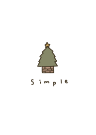 white. simple. Christmas.
