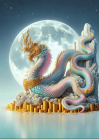 Pastel Naga of Lunar Wealth V7