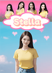 Stella Yellow shirt,jeans Pi02
