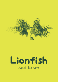 Lionfish & heart Chart Trees YEL