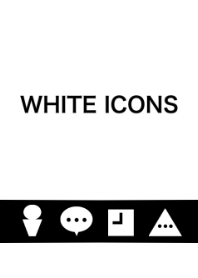 WHITE ICONS