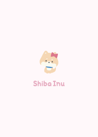 Shiba Inu3 Ribbon - Pink