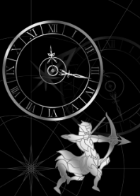 Star Chart, Clock and Sagittarius JPN