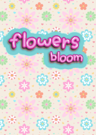Happy flowers bloom B4