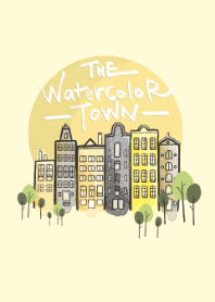 The Watercolor town (Yellow ver.)