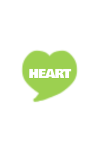 SIMPLE HEART - GREEN -