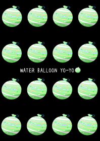 GREEN WATER BALLOON YO-YO/BLACK