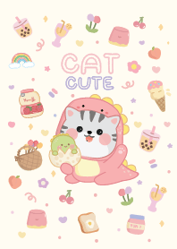 แมวน้อยน่ารัก : มินิมอลสดใสๆ