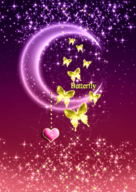 ピンクムーン♡幸運を呼び込む八蝶*131