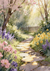 Spring Garden Path