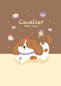 Cavalier Dog Cute : Brown