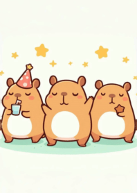 Capybara fat and round n.17