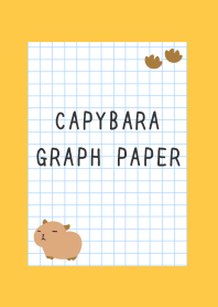 CAPYBARA GRAPH PAPER/ORANGE