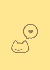 だらだらねこ(yellow10)