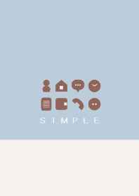 SIMPLE(beige blue)V.386b