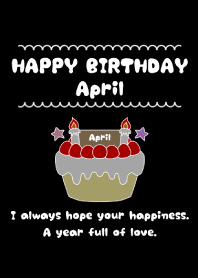 HAPPY BIRTHDAY THEME. -- April --