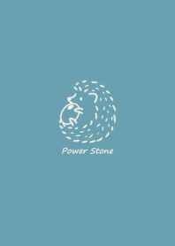 Hedgehog and Power Stone -aqua-