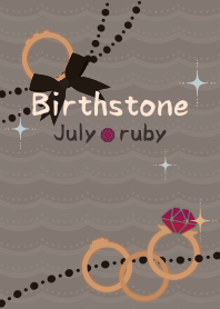 [R] Birthstone Ring 07 + Gray |os