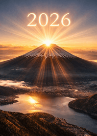 富士山ご来光｜開運ゴールド 2026#11