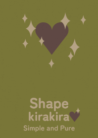 kirakira heart dry leaf