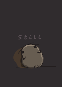 still staring-far