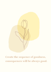 儚げフラワー /アイボリーイエロー