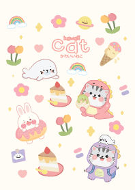 Cat Kawaii : Pastel