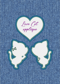 Love Cat Applique 34