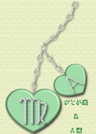 Heart pendant(Virgo & A)