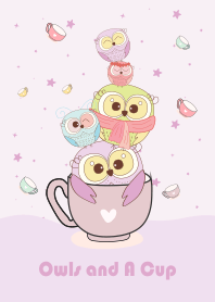 Owls and A Cup of Happiness