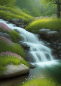 A quiet stream in the forest B1Fbb1