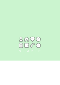 シンプル（white green)V.371