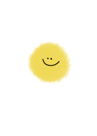 White and a crayon smile.