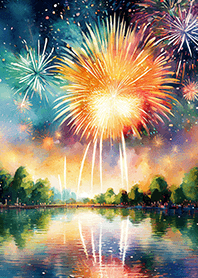 Beautiful Fireworks Theme#104