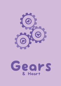Shape Gears&Heart lilac