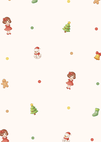 Cute little Christmas girl (Pp)