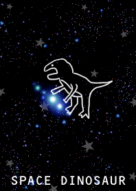 Space and dinosaur