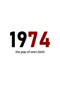 1974 the year of one's birth