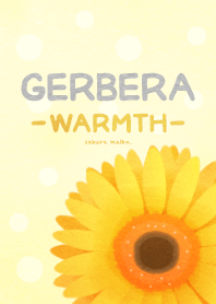 Watercolor illustrations,Gerbera,Warmth.