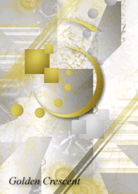 Japanese pattern Golden Crescent