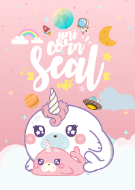 แมวน้ำอุ๋งๆ ยูนิคอร์น กาแล็กซี่ โอลด์โรส