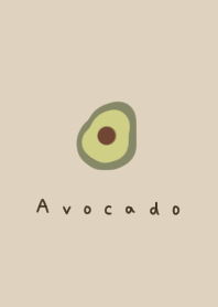 Loose beige and avocado.