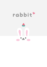 Rabbits. Watermelon - White