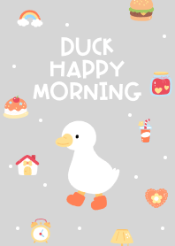 Duck Happy Morning (gray)